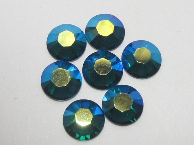 1 Gross 16ss EMERALD AB (maxima) FLATBACK PRECIOSA Rhinestones